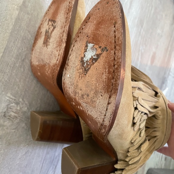 Frye Fringed Suede Booties - Picture 11 of 11
